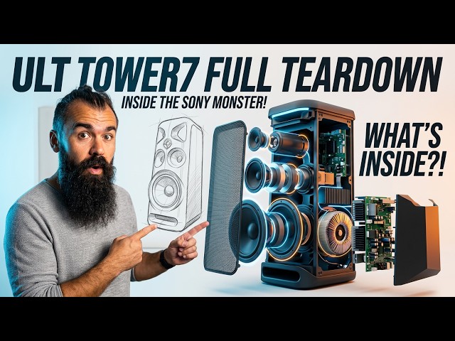 I Opened Up the Sony ULT Tower 7 and You Won't Believe What I Found!