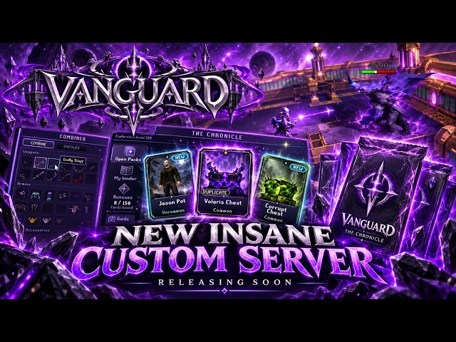 Vanguard: *New Unique Custom Server Releasing SOON* Server Showcase & HUGE Giveaway!