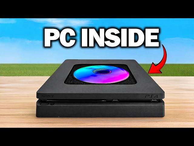 I Built a PC Inside an PS4 Slim!