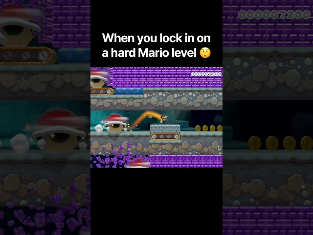Luigi Avoids The Giant Shells In Mario Maker 2 #mario #shorts #memes
