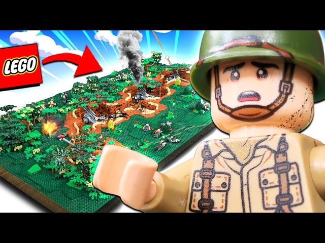 I Built The BIGGEST Lego WW2 Battle of Brecourt Manor Moc EVER!