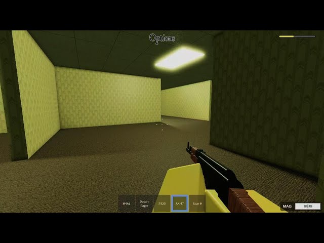 Roblox Backrooms But With Weapons PvP