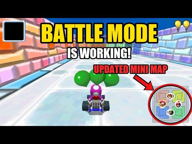 Mario Kart DS Recomp Builder and Launcher: Battle Mode and Mini Map