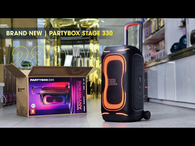 Brand New JBL PartyBox Stage 330 — Unboxing & First Look!