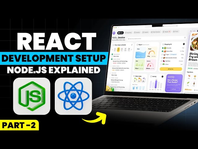 Node.js Installation & React Setup with Vite | Full Stack Web Dev Part 2 (2025)