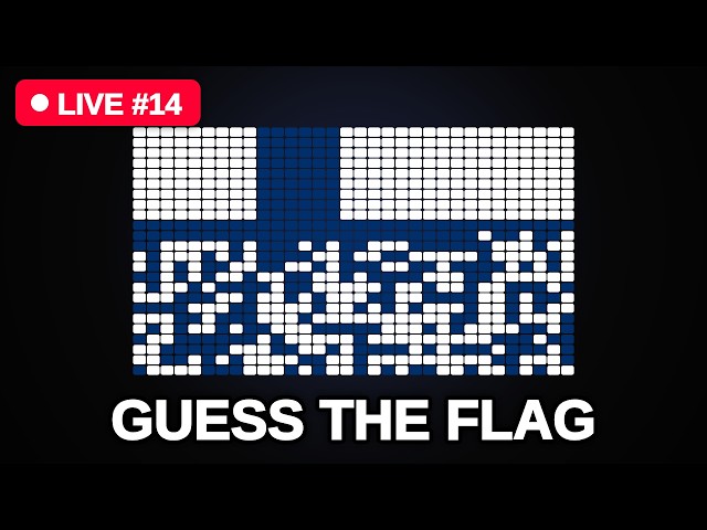 🔴 LIVE #14 · 4,256 Tiles, 30 Seconds: Name the Flag!