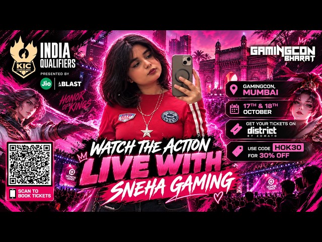 KIC PRO QUALIFIERS LIVE🔴 | WATCH PARTY | GIRL GAMER REACTION #honorofkings #JioBLAST #fightforglory