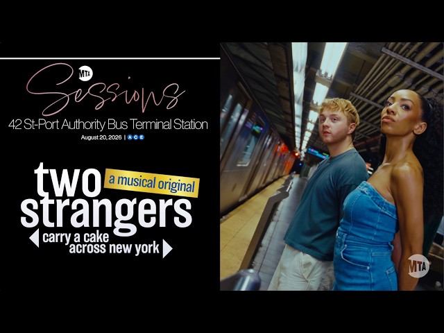 MTA Sessions with the cast of Two Strangers (Carry a Cake Across New York)
