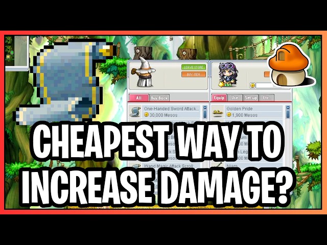 The BEST SCROLL INVESTMENT For Training/Damage?! [Classic Maplestory]
