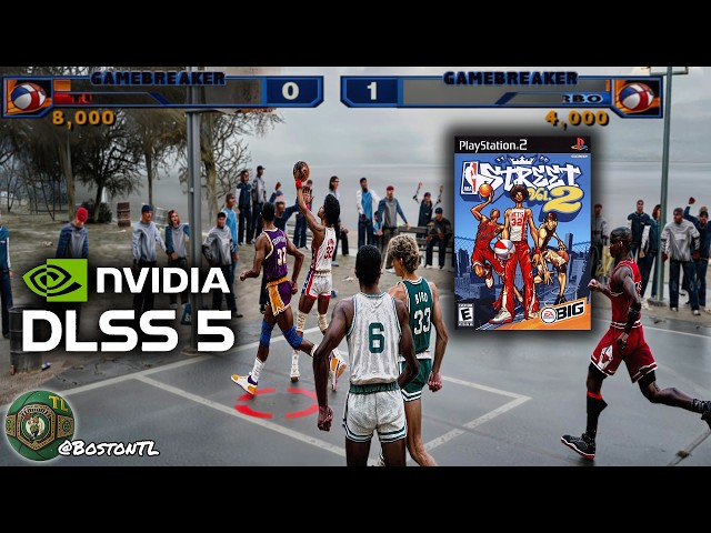 DLSS 5: NBA Street Vol. 2 Photorealism 23 Years Later | MJ, Bird, Magic vs Russell, Dr. J, Isiah