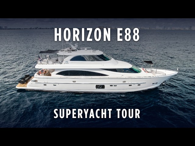 Inside a $4,995,000 Horizon E88: NAYA MARYN Yacht Tour