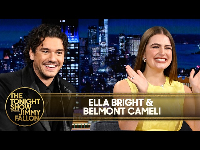 Ella Bright and Belmont Cameli Do an Off Campus-Inspired Sexy Little Dance with Jimmy | Tonight Show