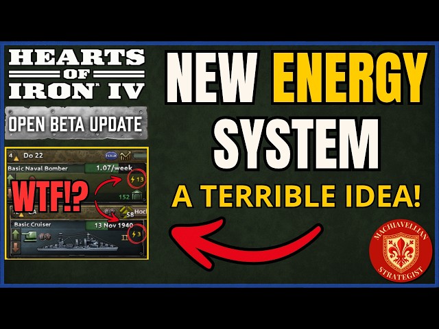 ⚡ Is This The WORST HOI4 Update Yet? Energy System Explained! | HOI4 Guides