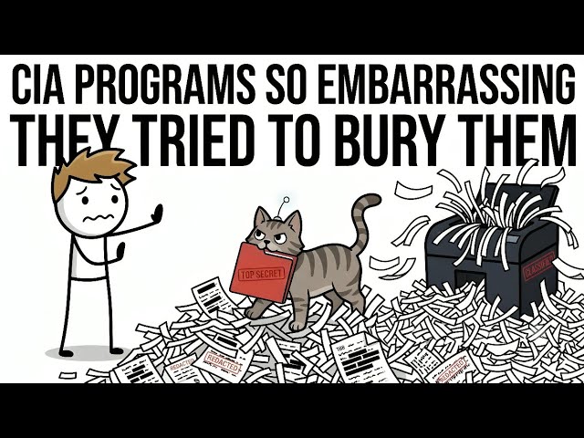 CIA PROGRAMS SO EMBARRASSING THEY TRIED TO BURY THEM