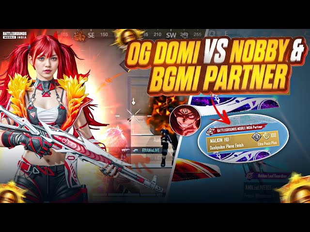 9 Streamers Vs Og Domi 😱 OgDomi Against Pro Conqueror YouTubers🔥 Fastest 1v4 Clutches | BGMI