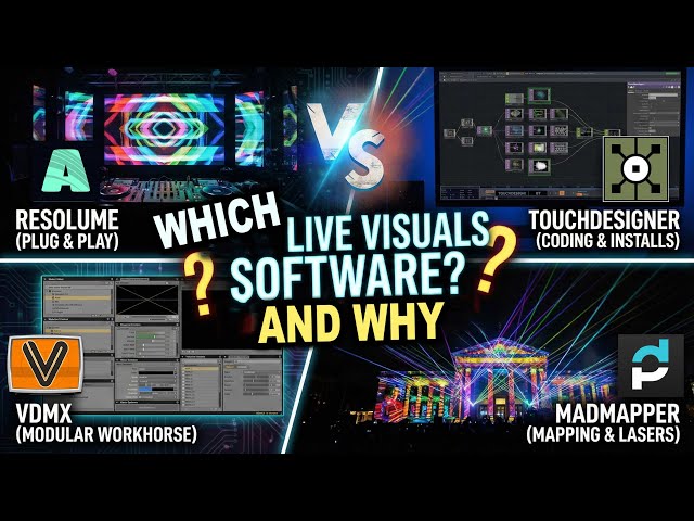 Which Live Visuals Software Should You Buy? (Resolume, TouchDesigner, MadMapper, VDMX)