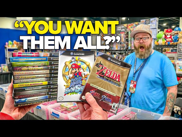 Buying Every Gamecube Game I Can Find At A Game Convention