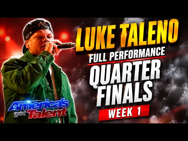 Luke Taleno Full Performance | America's Got Talent 2026 Quarter Finals Week 1 S21E12