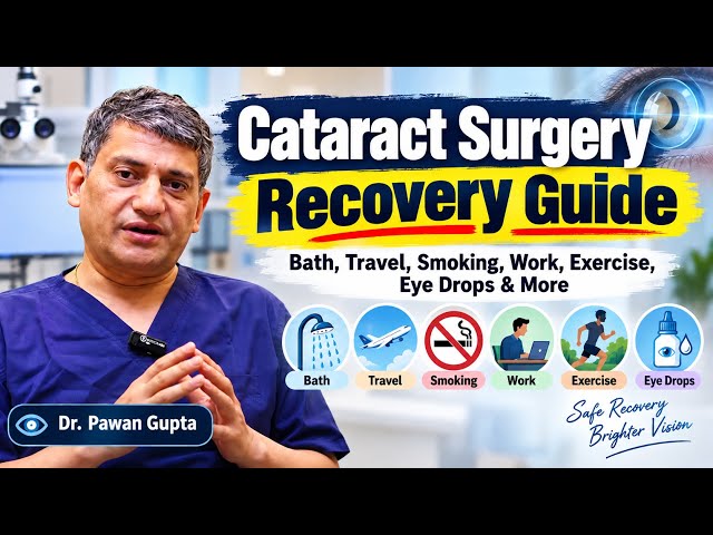 Cataract Surgery के बाद कब क्या कर सकते हैं? | Complete Recovery Guide/ Dr. Pawan Gupta 