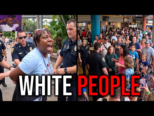 BLACK Woman Attacks the Wrong White Family at Universal Studios… BIG MISTAKE