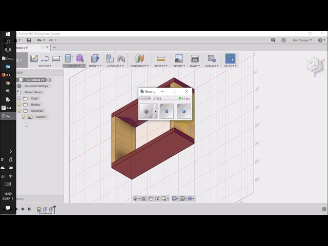 Create an automata base in Fusion 360 by Rob Thomas