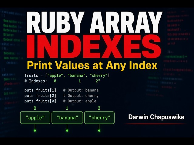 Ruby Tutorial Lab 2-  Array Indexes