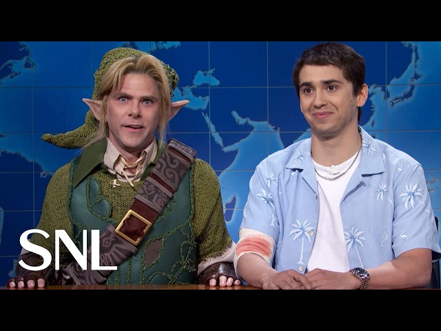 Weekend Update: Legend of Zelda's Link and Grand Theft Auto's Jason on Their Competing Video Games
