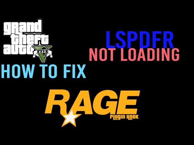 HOW TO FIX ALL  RAGE PLUGIN HOOK ERRORS /LSPDFR LOADING  FIX (2024)