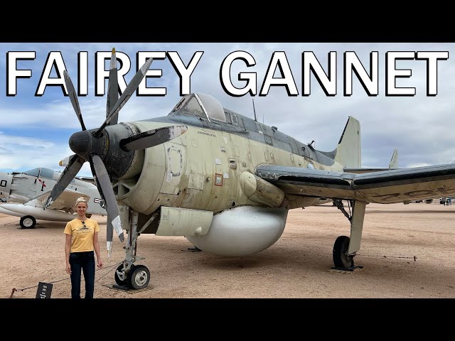 A Gander at the Gannet (Fairey Gannet AEW.3) at Pima Air and Space Museum