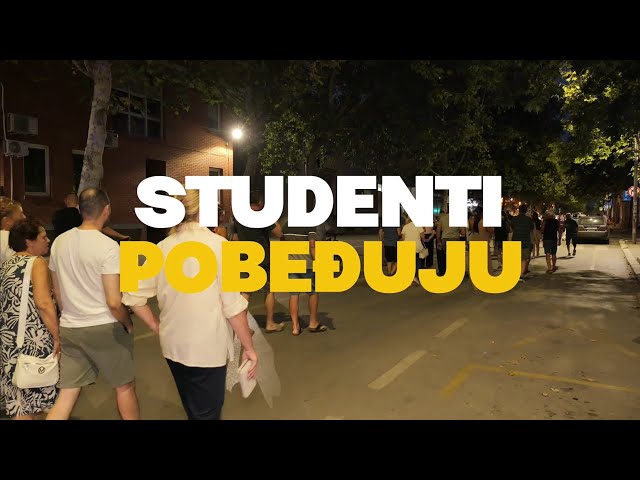 #STUDENTIPOBEDJUJU #KLADOVO Avgust 14.08.2026 #Protest Povratak Otpisanih