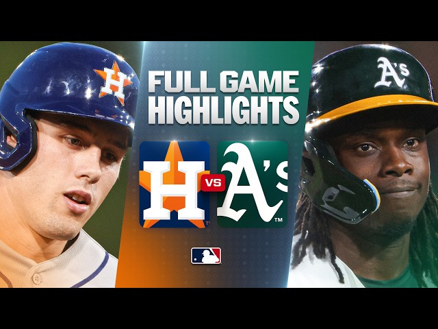 ASTROS vs. ATHLETICS: Official Full Game Highlights (September 24) | 2026 MLB Season