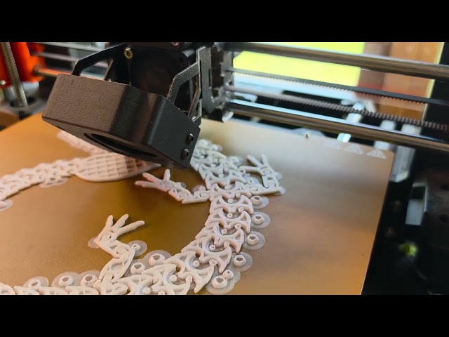 3d printing a leaf dragon