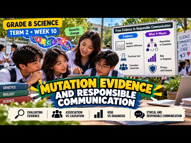 BTT2W10 Mutation & Communication Grade 8 Biotechnology Term 2 Week 10
