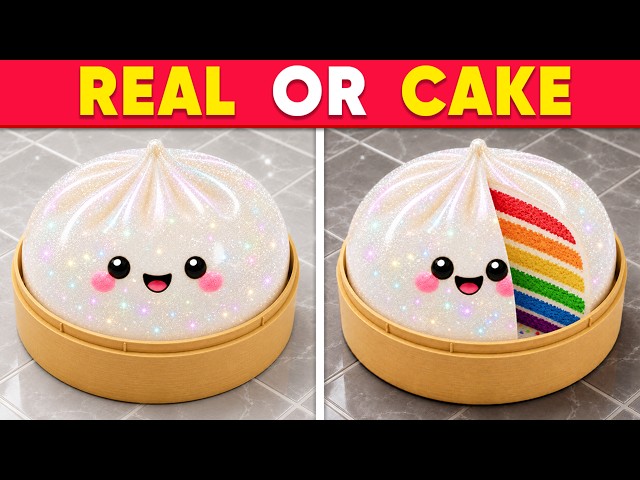 Would You Rather..? REAL or CAKE Challenge 🍰🤔❌ Is It Cake?