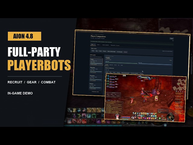 I added Playerbots to Aion 4.8