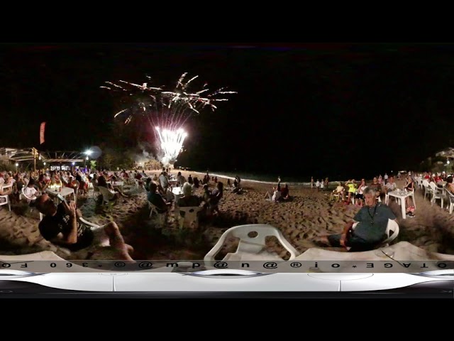 20180812 Espana Fuego Artificial Platja El Francas 360
