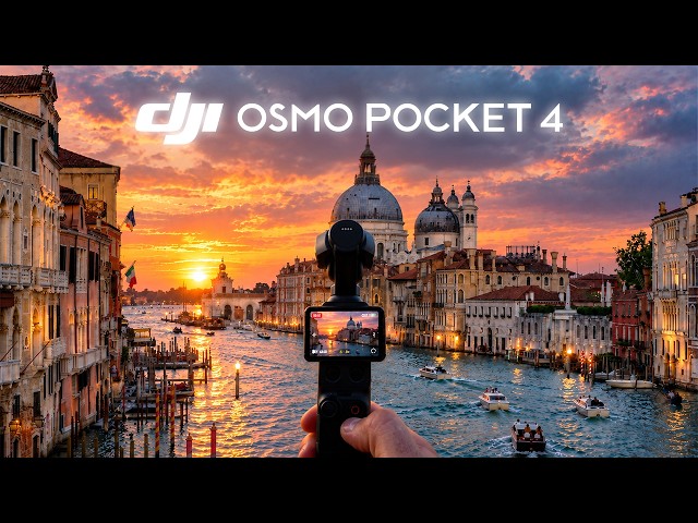 DJI Pocket 4P in VENICE | Cinematic Footage