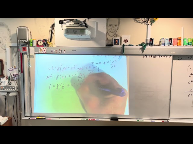 IB Phys 12 Relativistic addition of velocities