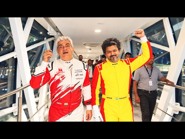 CM Vijay - Ajith New Official Video London Car Race 2026 | Vijay Driving Race Car | Vijay & Trisha