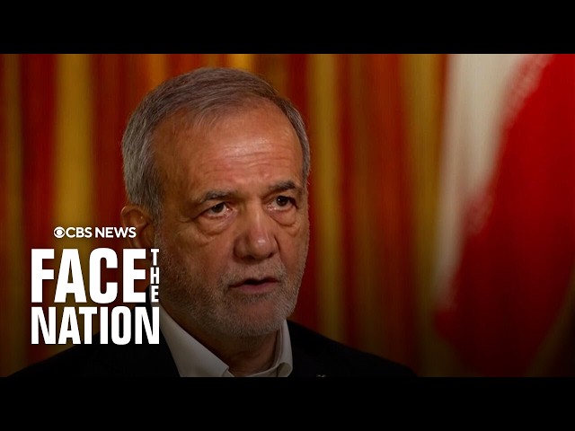 Extended interview: Iranian President Masoud Pezeshkian on the U.S.-Iran war