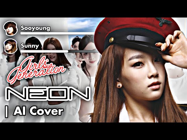 [AI COVER] Girls' Generation OT9 - 'NEON' by A2O LITE | Line Distribution