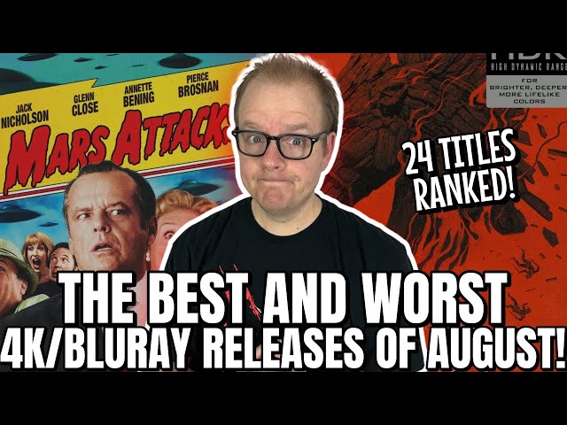 The BEST And Worst 4K And BLURAY Releases Of AUGUST 2026! | 24 Titles Ranked!