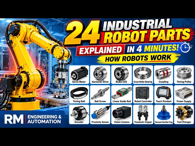 How Industrial Robots Really Work! 24 Essential Components Explained