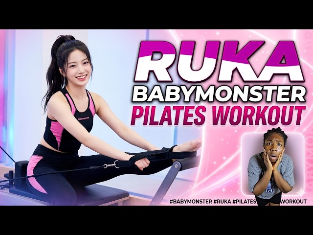 RUKA BABYMONSTER PILATES WORKOUT 🔥 Full Body Burn | Abs, Glutes & Standing Core