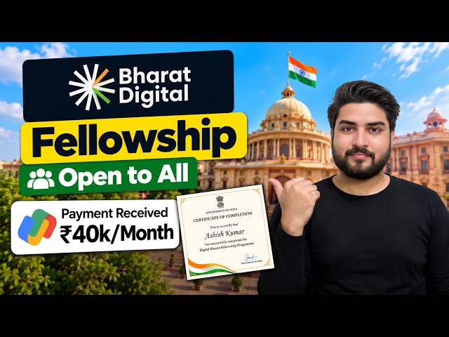 Bharat Digital Fellowship | Get Paid ₹40,000 Per Month
