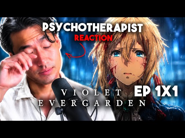 ARMY VETERAN BREAKS?! | Therapist’s First React to Violet Evergarden Episode 1