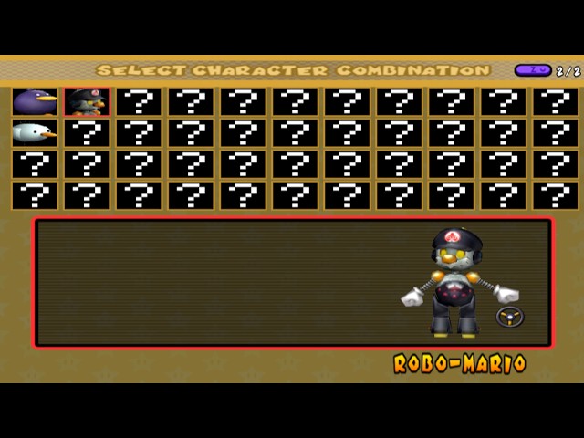 Robo Mario Gameplay - Mario Kart Double Dash Retro Track GP | Custom Track Preview