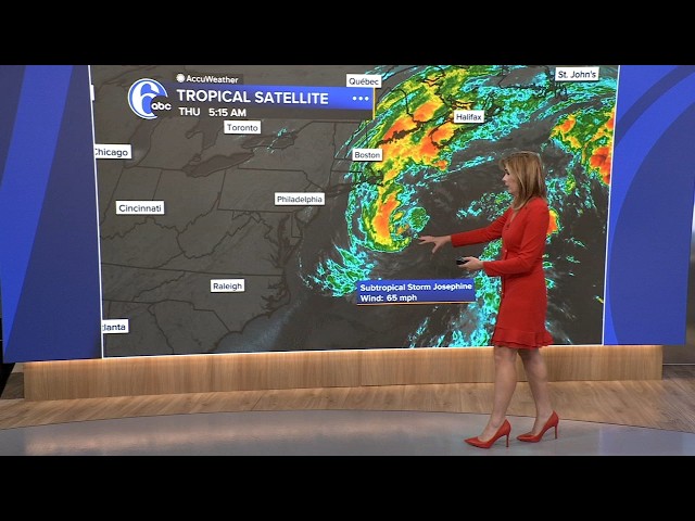 Storm Josephine brings high winds and possible coastal flooding to Eastern Seaboard