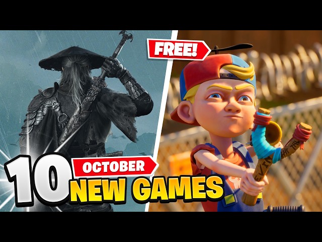 10 New Games OCTOBER 2026 (3 FREE GAMES)