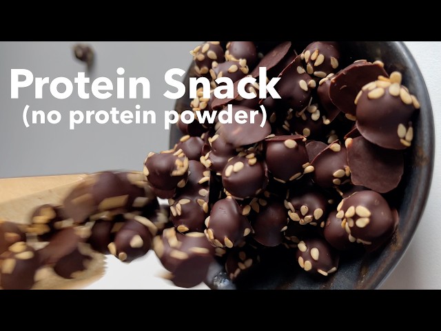 Crunchy Roasted Chocolate Snack made with CHICKPEAS